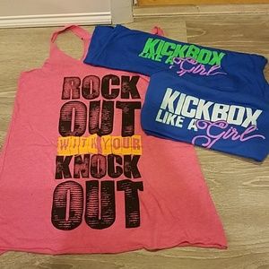 2 Kickboxing Tanks Size S